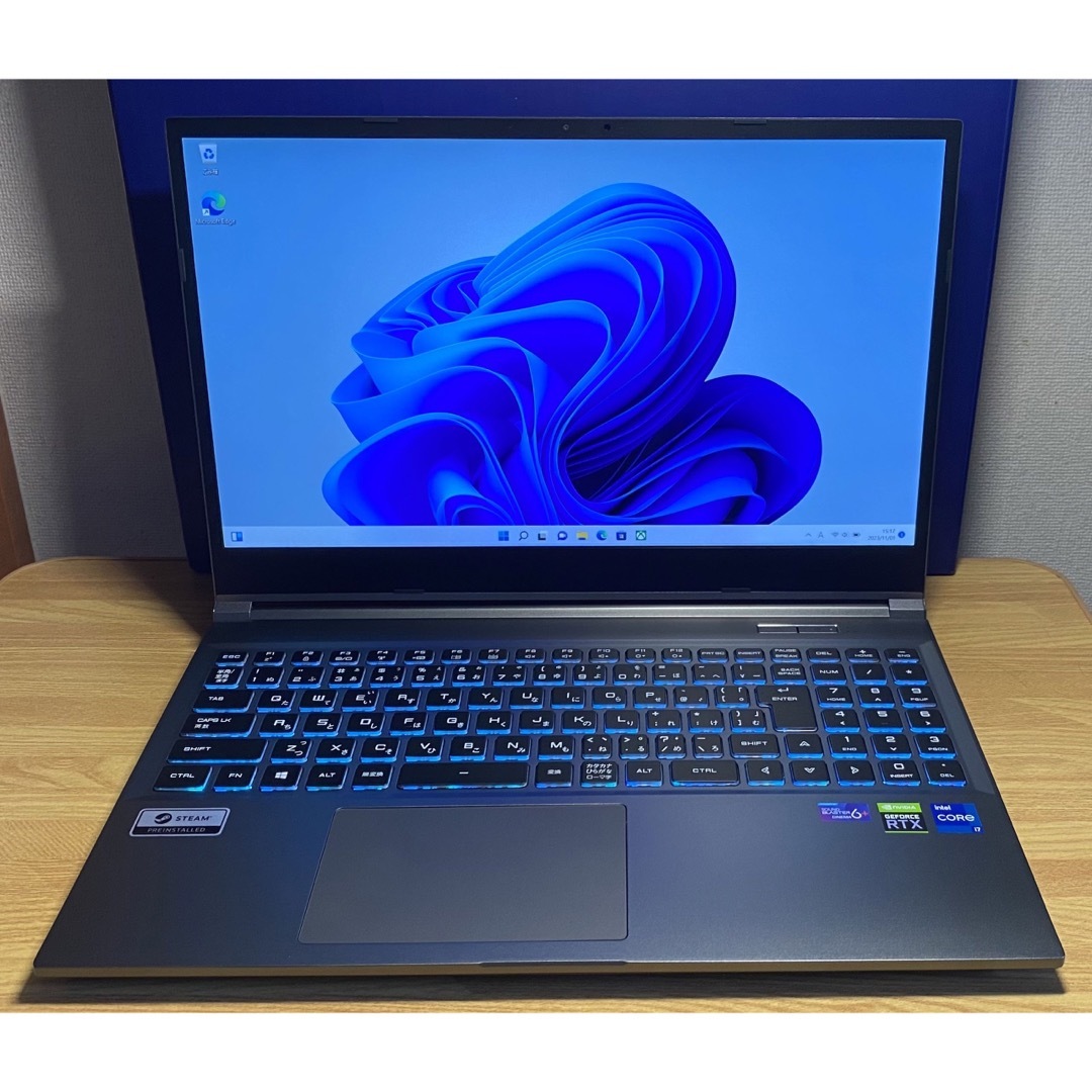 ゲーミングノート　Galleria Corei7 RTX3060 バッテリー良品