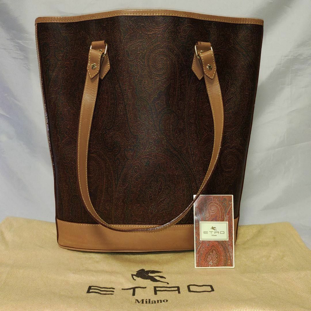 ETRO - H3超美品 エトロ トートバッグ バケツ型 ペイズリー柄 PVC