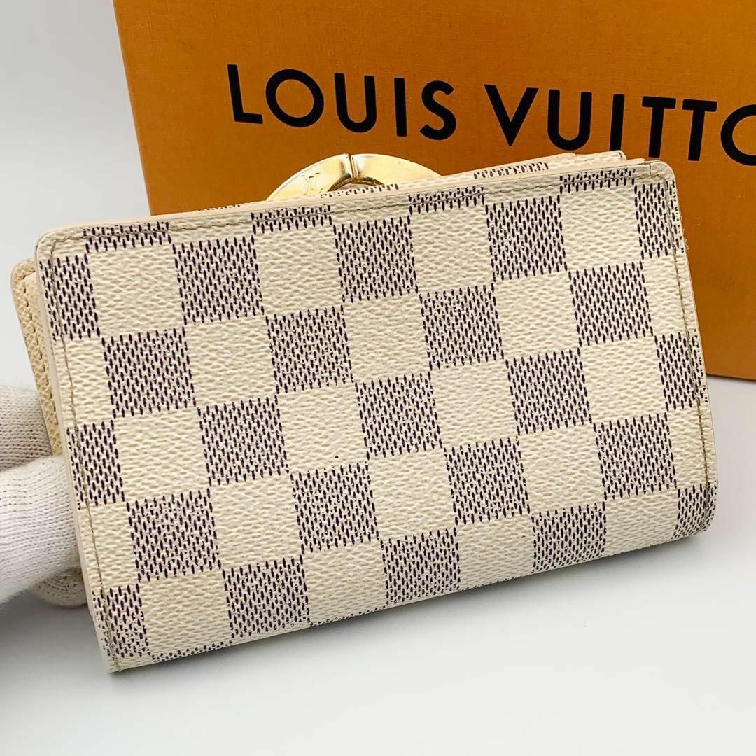 LOUIS VUITTON - 美品 ルイヴィトン ダミエアズール ポルトフォイユ