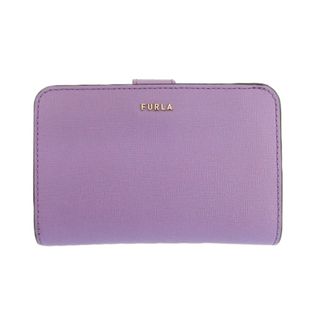 ■新品■未使用■ FURLA フルラ レザー 三つ折り ウォレット 財布 レディース パープル系 AR4096