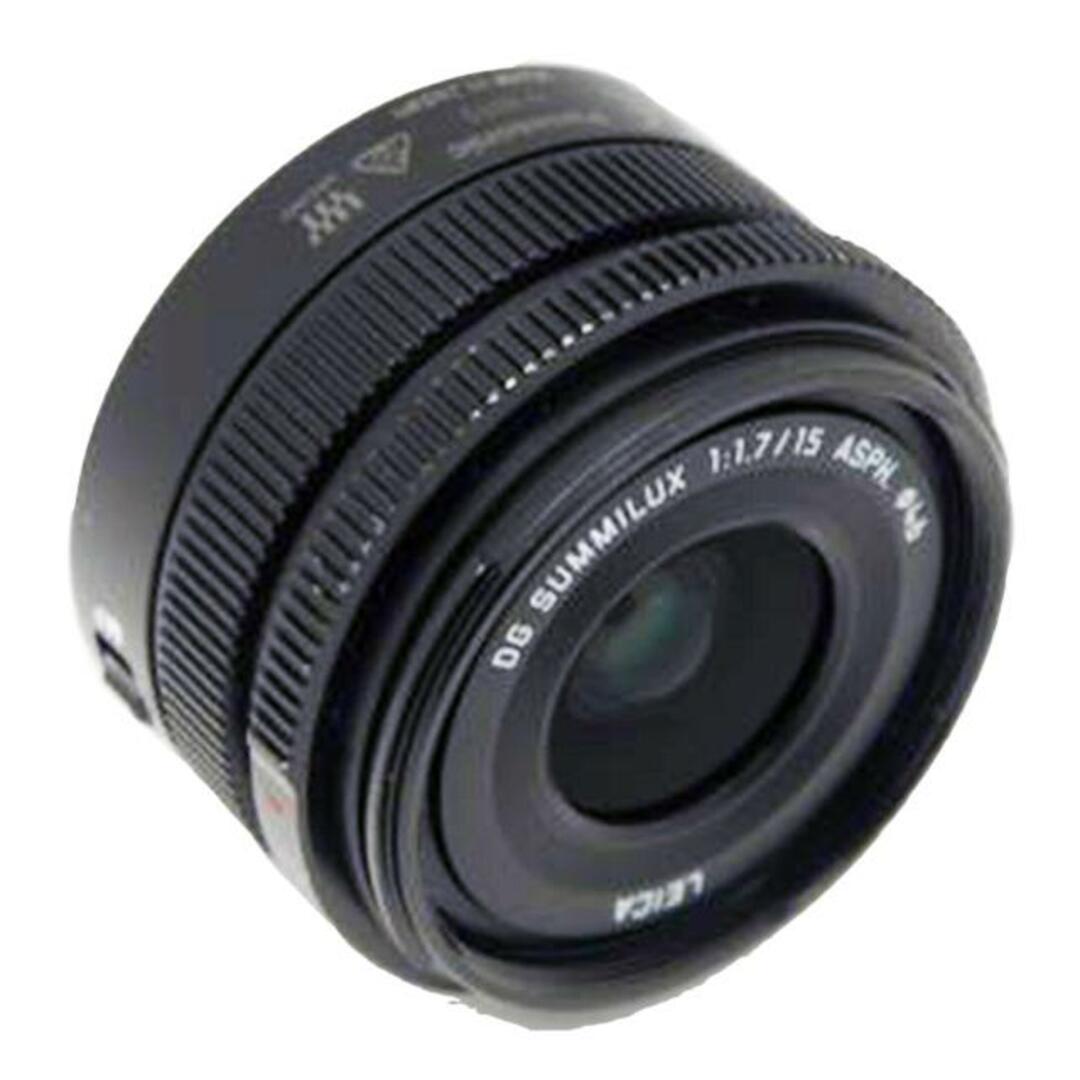 LUMIX/交換レンズ/1.7/DG SUMMILUX 15/1.7/HN6CB007862/Cランク/75【中古】 スマホ/家電/カメラのカメラ(レンズ(単焦点))の商品写真