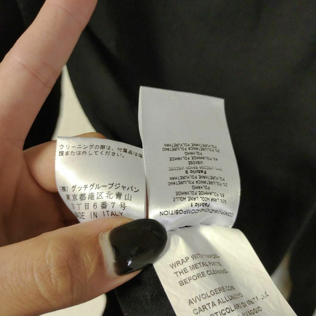 Gucci - 1990超美品 グッチ ニット セーター XS ブラック ロゴバッチ
