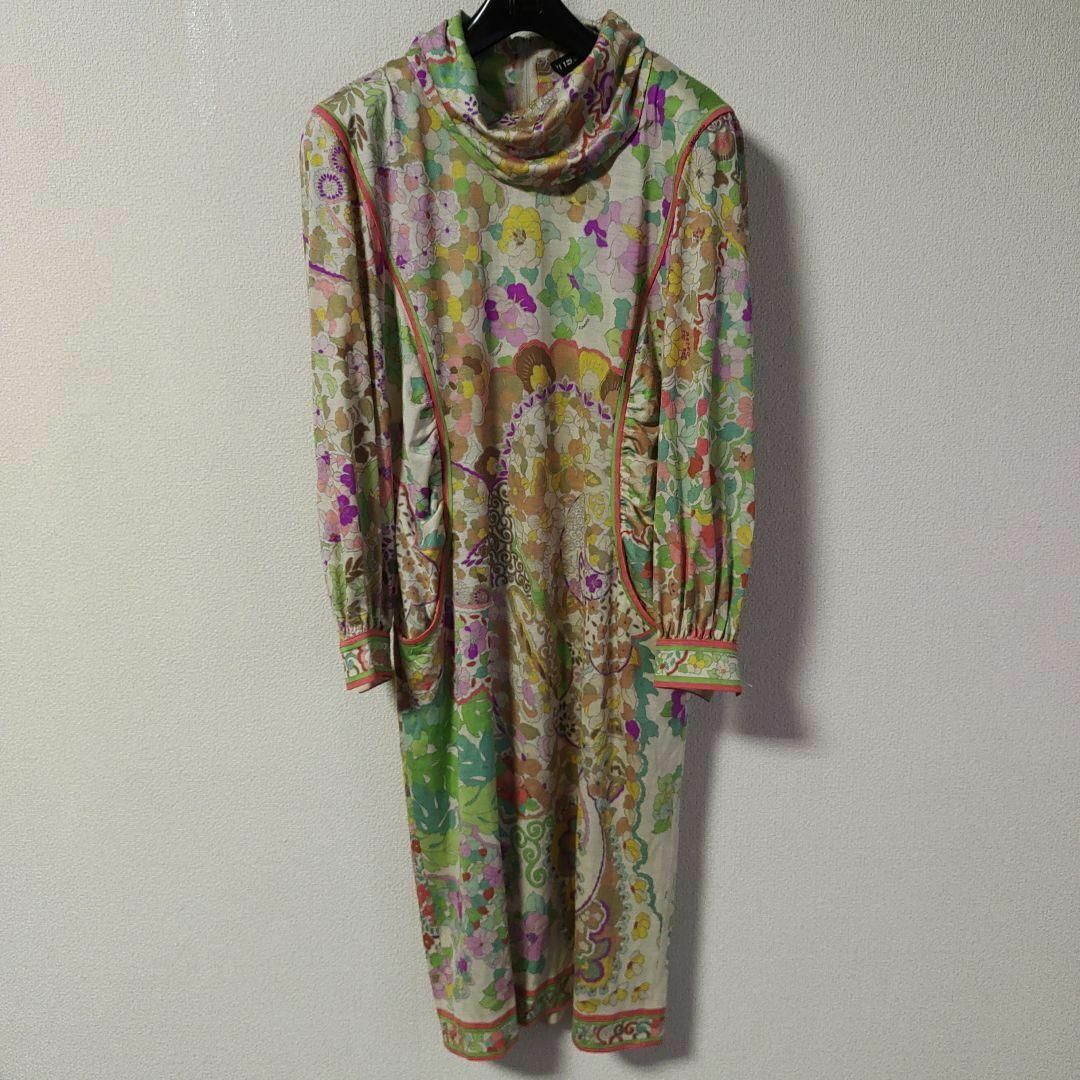美品 大人気・レオナールロングワンピース
