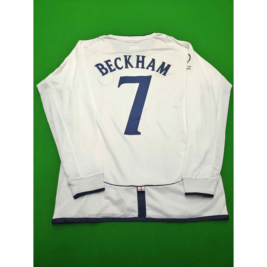 イングランド代表 7番BECKHAM 02日韓W杯  ユニフォーム Lサイズ