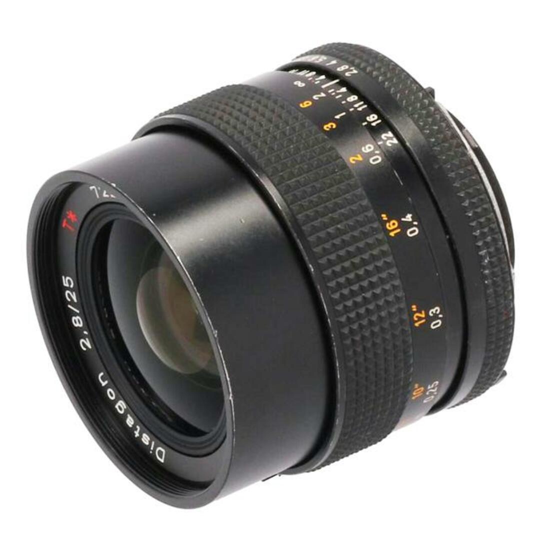 CONTAX コンタックス/交換レンズ/Distagon T* 25mm F2.8/7226107/Bランク/77【中古】 スマホ/家電/カメラのカメラ(レンズ(単焦点))の商品写真