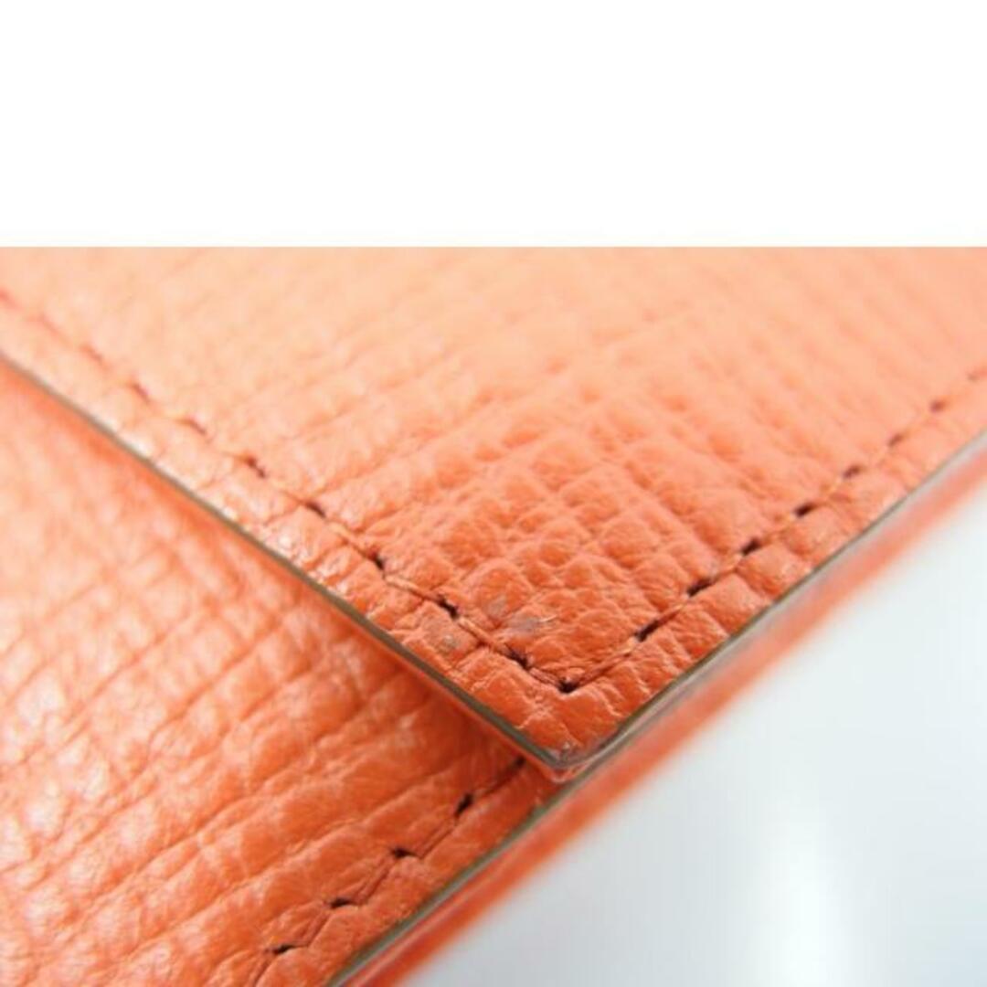 br>TOPKAPI トプカピ/LUCA レザー二つ折り長財布 オレンジ/財布・小物