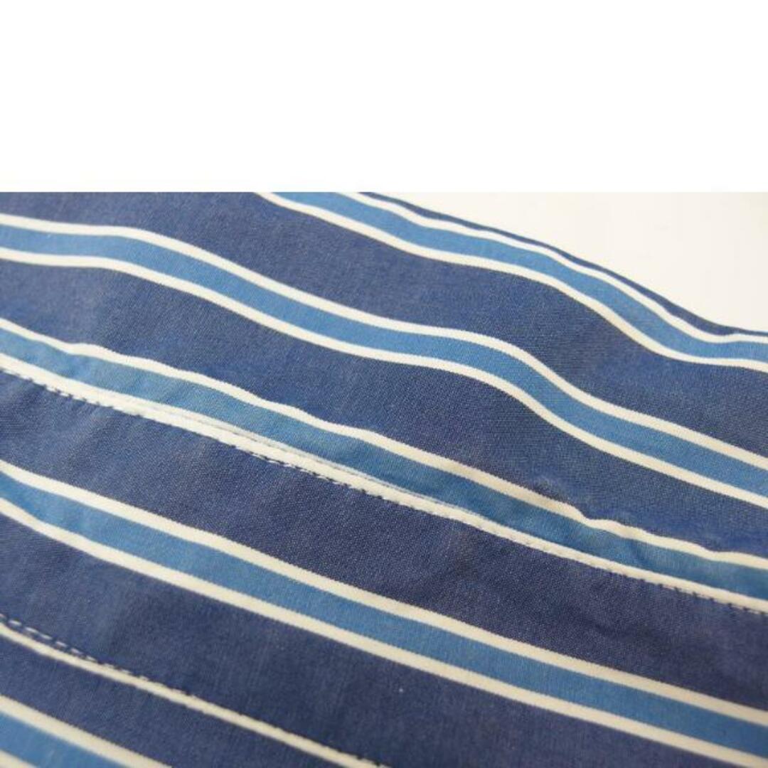 sacai サカイ/デニムドッキング ブラウス ブルー ストライプ/20 sacai サカイ/デニムドッキング ブラウス ブルー ストライプ/20