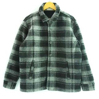 Golden Bear ゴールデンベア/フリースJKT チェック/314P7410/LL/メンズアウター/Bランク/83【中古】(ダッフルコート)