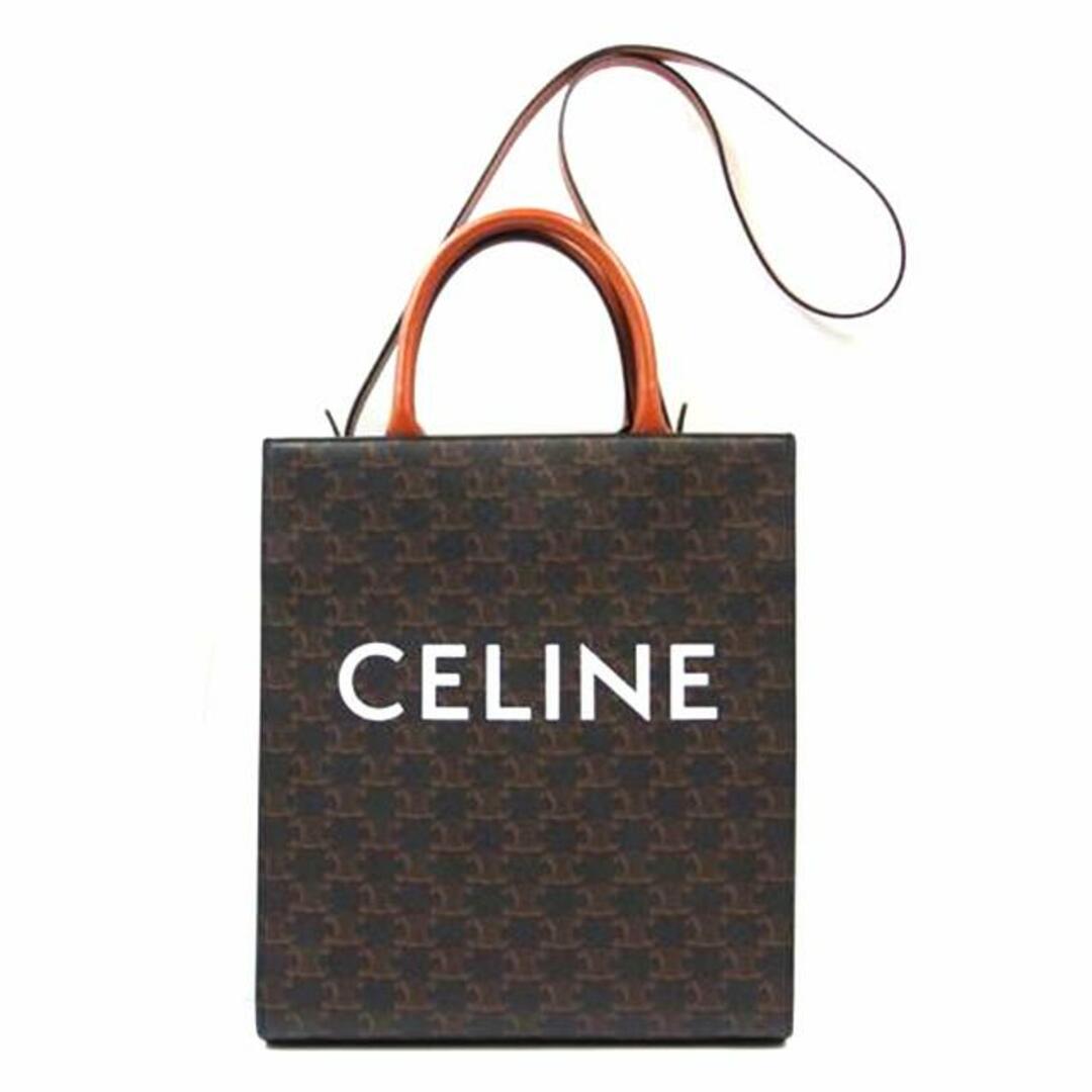 <br>CELINE セリーヌ/トリオンフ スモール バーティカルカバトート/2way/191542BZK.04LU/F-G******/ブランドバック/Aランク/83バッグ