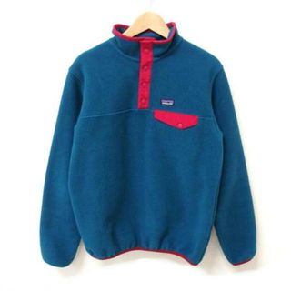 patagonia パタゴニア/シンチラスナップT フリースキッズ グリーン サイズ14/65571/XL/子供服/ABランク/83【中古】(ジャケット/上着)