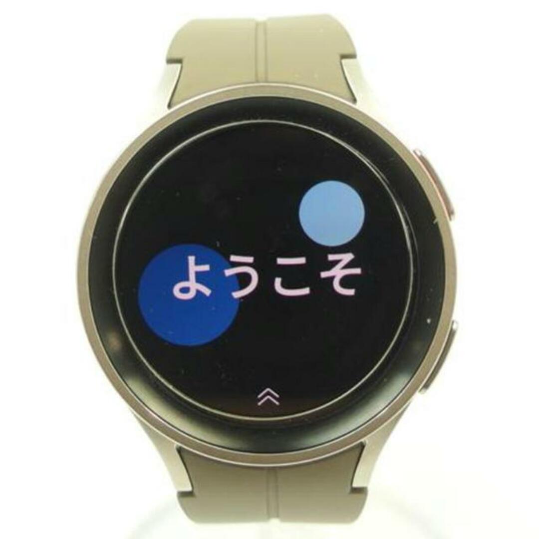 <br>SAMSUN/GalaxyWatch5 Pro/SM-R920/ベルトM/L/携帯電話関連/Bランク/77【中古】 スマホ/家電/カメラのスマートフォン/携帯電話(その他)の商品写真