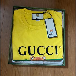 Gucci - GUCCIグッチ☆ロゴ Tシャツ L ブラック 上質コットン ユニ