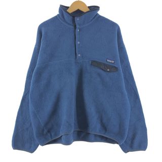 パタゴニア(patagonia)の古着 04年製 パタゴニア Patagonia SYNCHILLA シンチラ スナップT 25450F4 フリースプルオーバー メンズXL /eaa366787(その他)