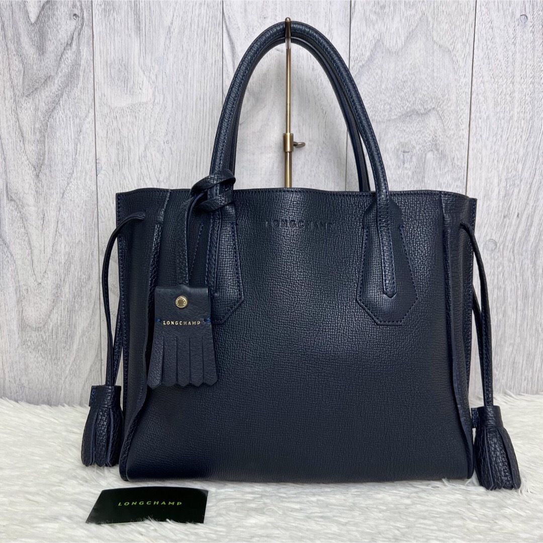 LONGCHAMP - 極美品♡高級ライン♡グレインレザー♡説明書付