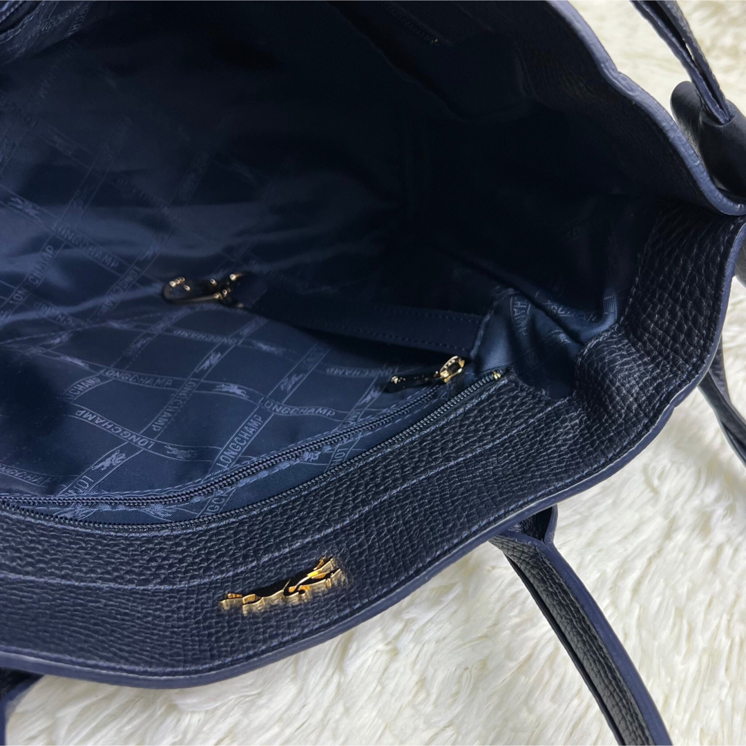 LONGCHAMP - 極美品♡高級ライン♡グレインレザー♡説明書付 LONGCHAMP - 極美品♡高級ライン♡グレインレザー♡説明書付