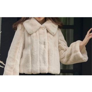 Her lip to - Winter Love Faux Fur Coat 新色 rich brownの通販 by