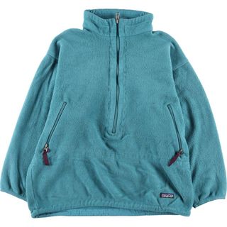 パタゴニア(patagonia)の古着 90年代 パタゴニア Patagonia ハーフジップ フリースプルオーバー USA製 レディースM ヴィンテージ /eaa384460(その他)