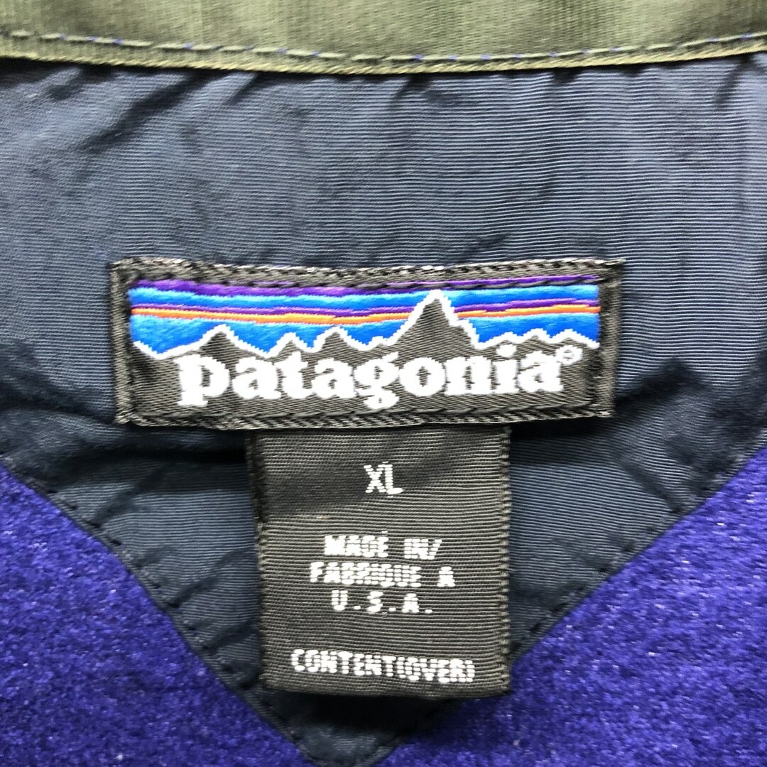 patagonia(パタゴニア)の古着 90年代 パタゴニア Patagonia スナップT フリースプルオーバー USA製 メンズXL ヴィンテージ /eaa384486 メンズのジャケット/アウター(その他)の商品写真