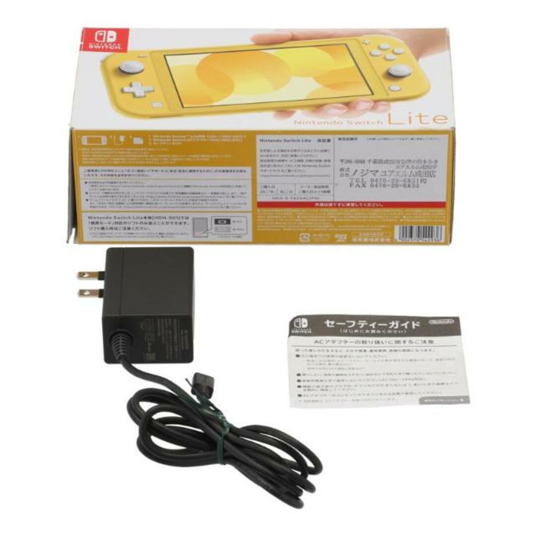 Nintendo 任天堂/Nintendo Switch Lite/HDH-S-YAZAA/XJJ10009669993/ゲーム機/Bランク/84【中古】 エンタメ/ホビーのゲームソフト/ゲーム機本体(携帯用ゲーム機本体)の商品写真