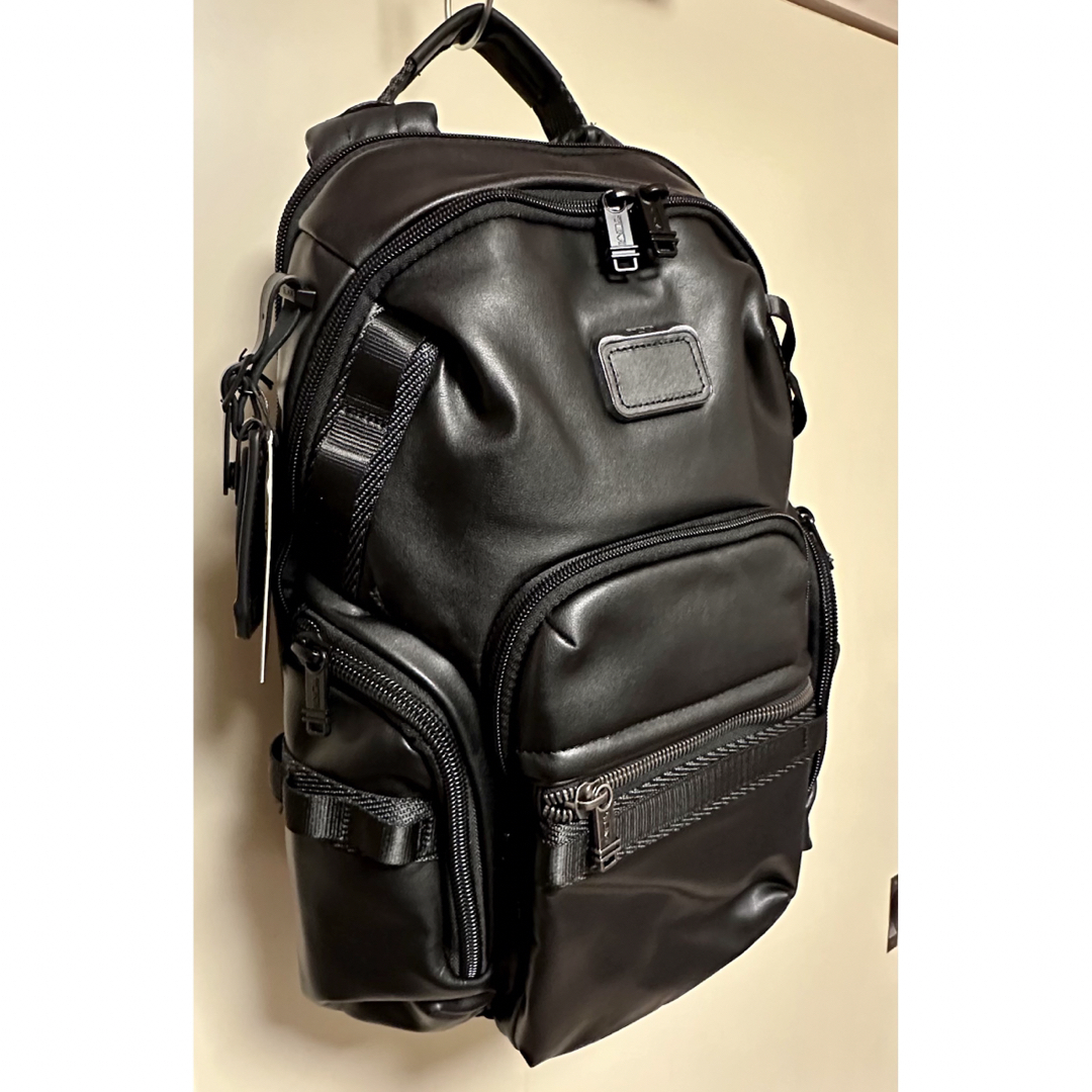 未使用】TUMI 「ナヴィゲーション」オールレザーバックパック-