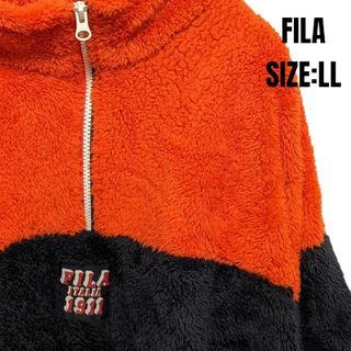 フィラ FILA 国内正規品 中綿 ジャケット グレンチェック ドット 柄 ロゴ