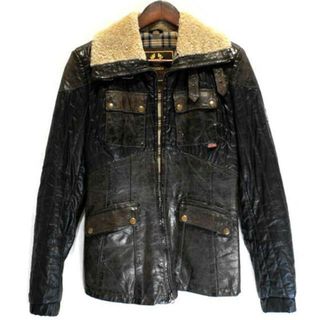 Belstaff ベルスタッフ/レザーミリタリージャケット/44/メンズアウター/ABランク/92【中古】(ダッフルコート)