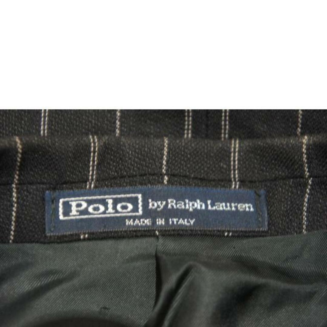 <br>POLO RALPH LAUREN ポロラルフローレン/90'Sウールジャケット/ブラックストライプ/メンズアウター/ABランク/94【中古】 メンズのジャケット/アウター(ダッフルコート)の商品写真