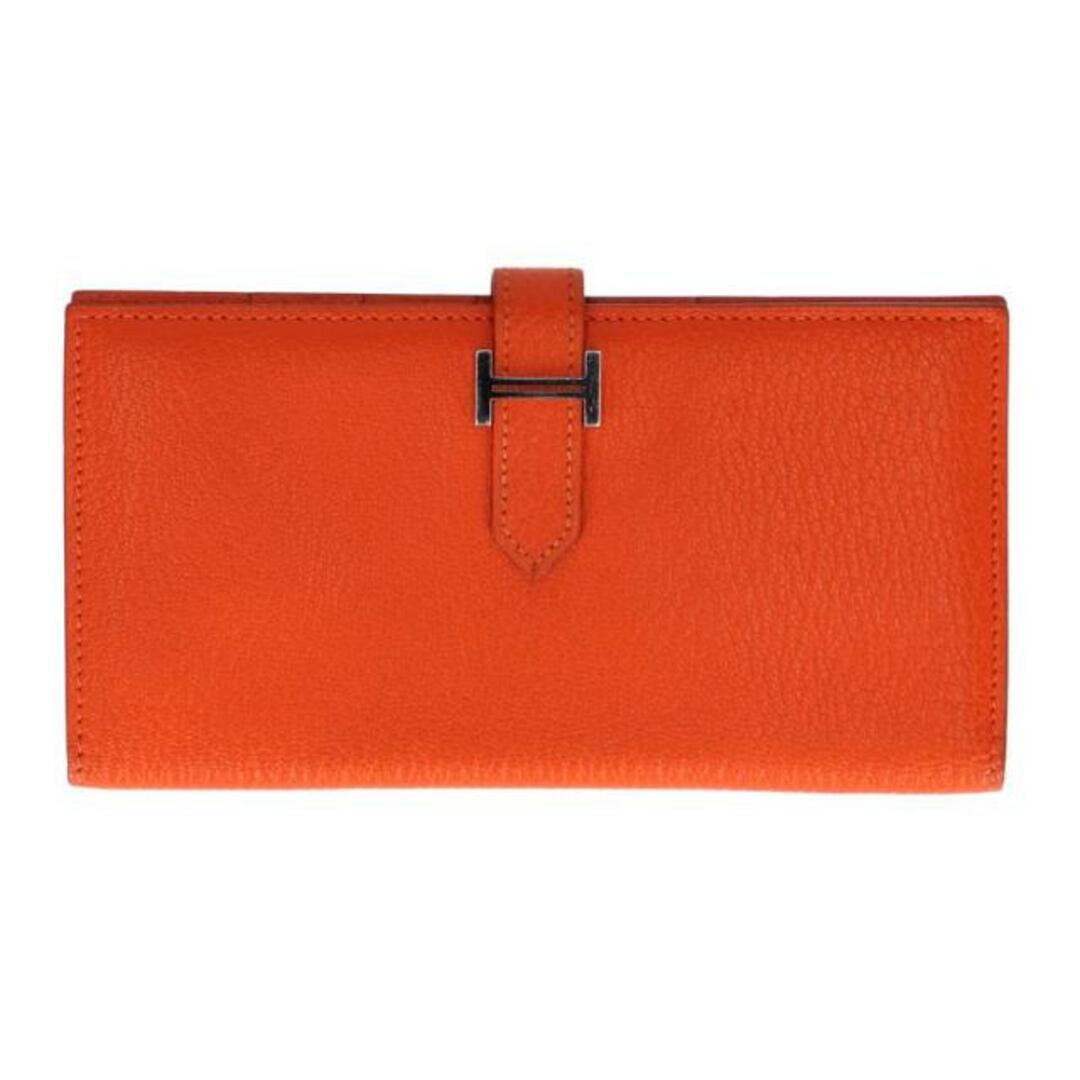 <br>HERMES エルメス/ベアンスフレ 長財布/□H刻*/エルメス/ABランク/94