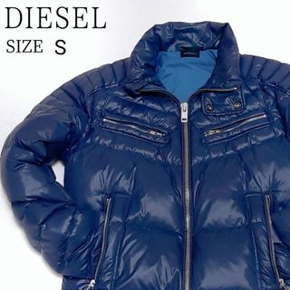 DIESEL　ダウンジャケット MA-1 ネイビー ほぼ新品 定価4万円程度