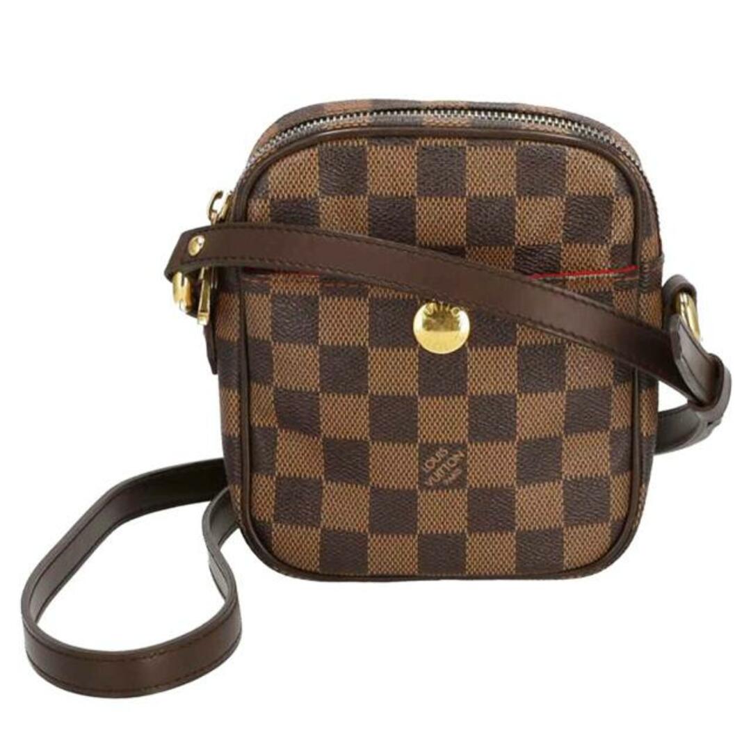 オープンポケット×1内側LOUIS VUITTON リフト ショルダーバッグ ダミエ エベヌ