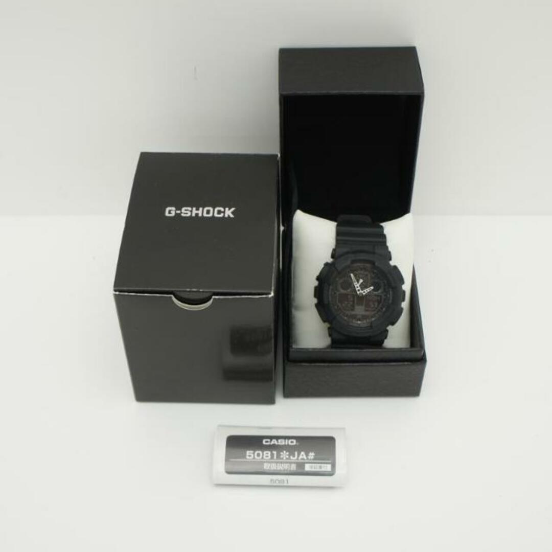 <br>CASIO カシオ/G-SHOCK アナデジ/GA-100-1A1JF/G-SHOCK/ABランク/09時計