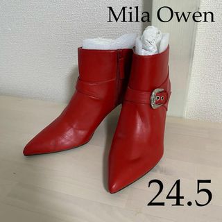 ミラオーウェン(Mila Owen)のMila Owen （ミラオーウェン） ベルトブーツ　23.5cm(ブーツ)