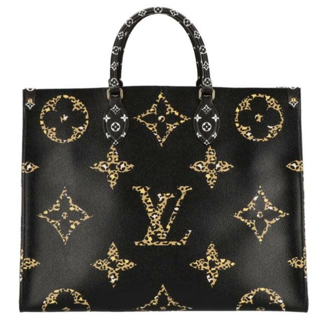 LOUIS VUITTON ルイ・ヴィトン/オンザゴーGM/レオパード/ノワール/M44674/ICタ**/ルイ・ヴィトン/SAランク/06【中古】 レディースのバッグ(トートバッグ)の商品写真