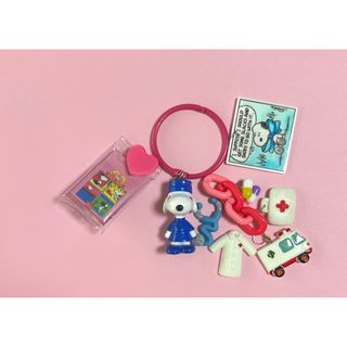 スヌーピー(SNOOPY)のじゃらじゃらキーホルダー🐶お大事に〜🏥(キーホルダー/ストラップ)