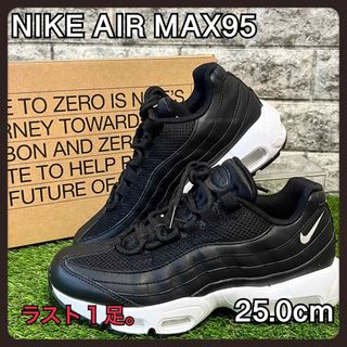 美品レア NIKE ナイキ AIRMAX95 オールブラック 27cm 黒