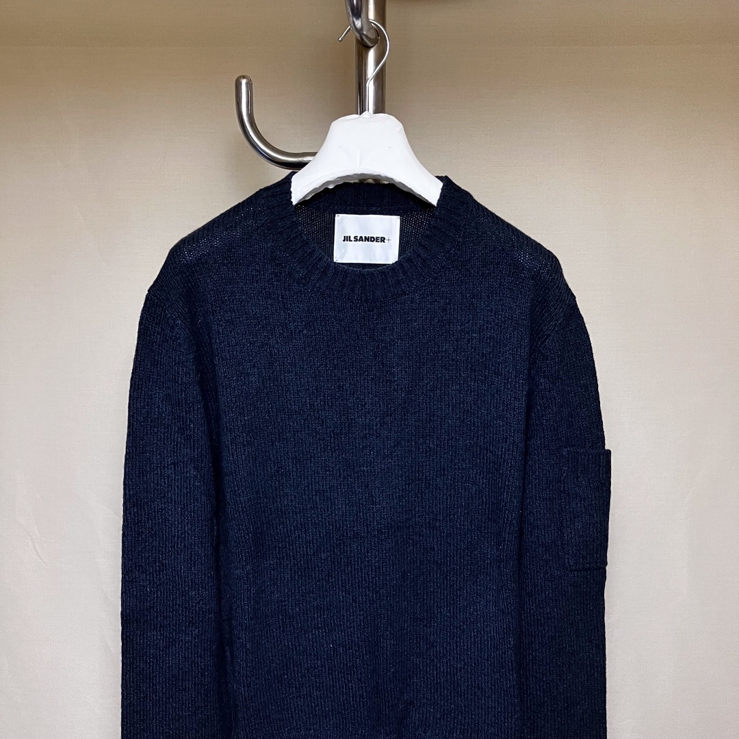 新品 52 22aw JIL SANDER ショルダーポケットニット 5082 新品 52 22aw JIL SANDER ショルダーポケットニット 5082