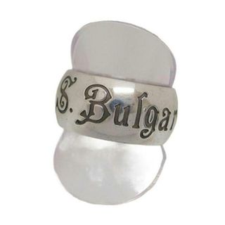 <br>BVLGARI ブルガリ ワイドリング シルバーリング/925セーブザチルドレン/リング#15/1697AR/54/シルバーアクセサリー/ABランク/04【中古】(リング(指輪))