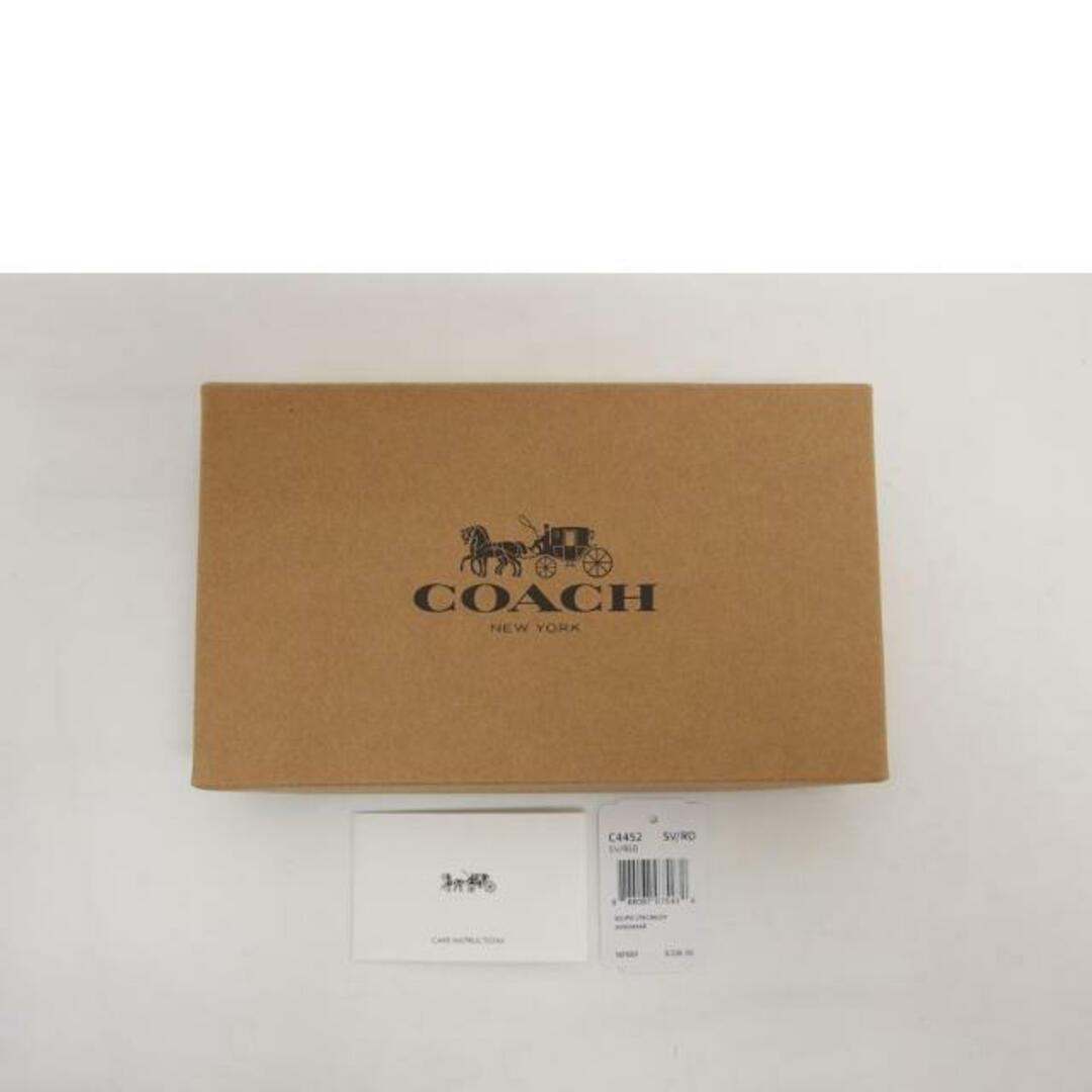 <br>COACH コーチ/PVCシグネチャー/ラウンドファスナー長財布/レッド/C4452/A21**/コーチ/Sランク/04レディース