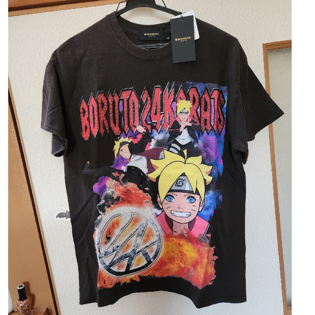 24karats(トゥエンティーフォーカラッツ)の新品⭐タグ付き　24KARATS　BORUTO　Tシャツ メンズのトップス(Tシャツ/カットソー(半袖/袖なし))の商品写真