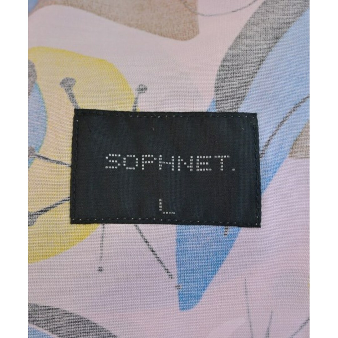 SOPHNET.(ソフネット)のSOPHNET. ソフネット ショートパンツ L ピンクx茶x水色等(総柄) 【古着】【中古】 メンズのパンツ(ショートパンツ)の商品写真