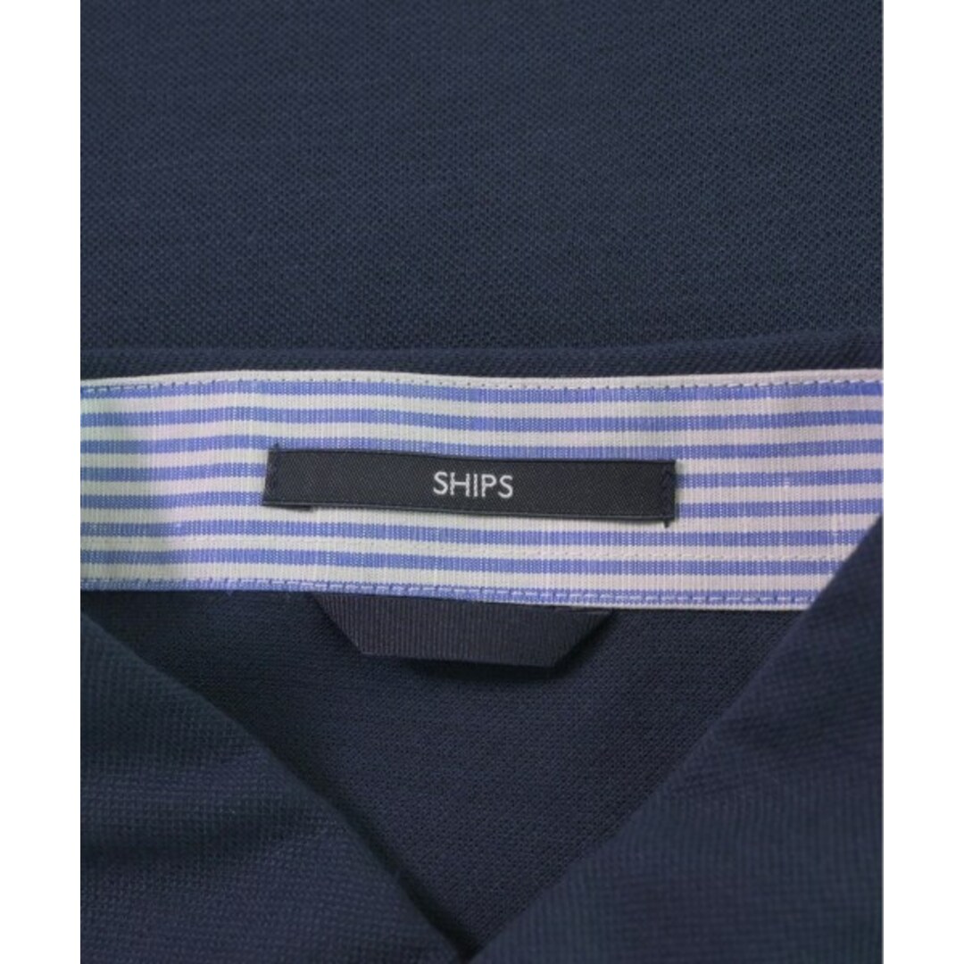 SHIPS(シップス)のSHIPS シップス ポロシャツ M 紺 【古着】【中古】 メンズのトップス(ポロシャツ)の商品写真