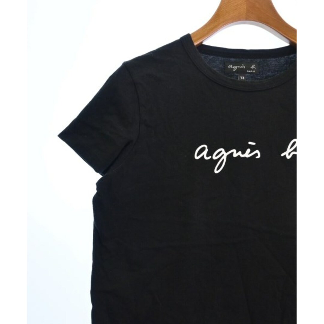 Agnes b. アニエスベー Tシャツ・カットソー 3(L位) 黒x白 【古着】【中古】
