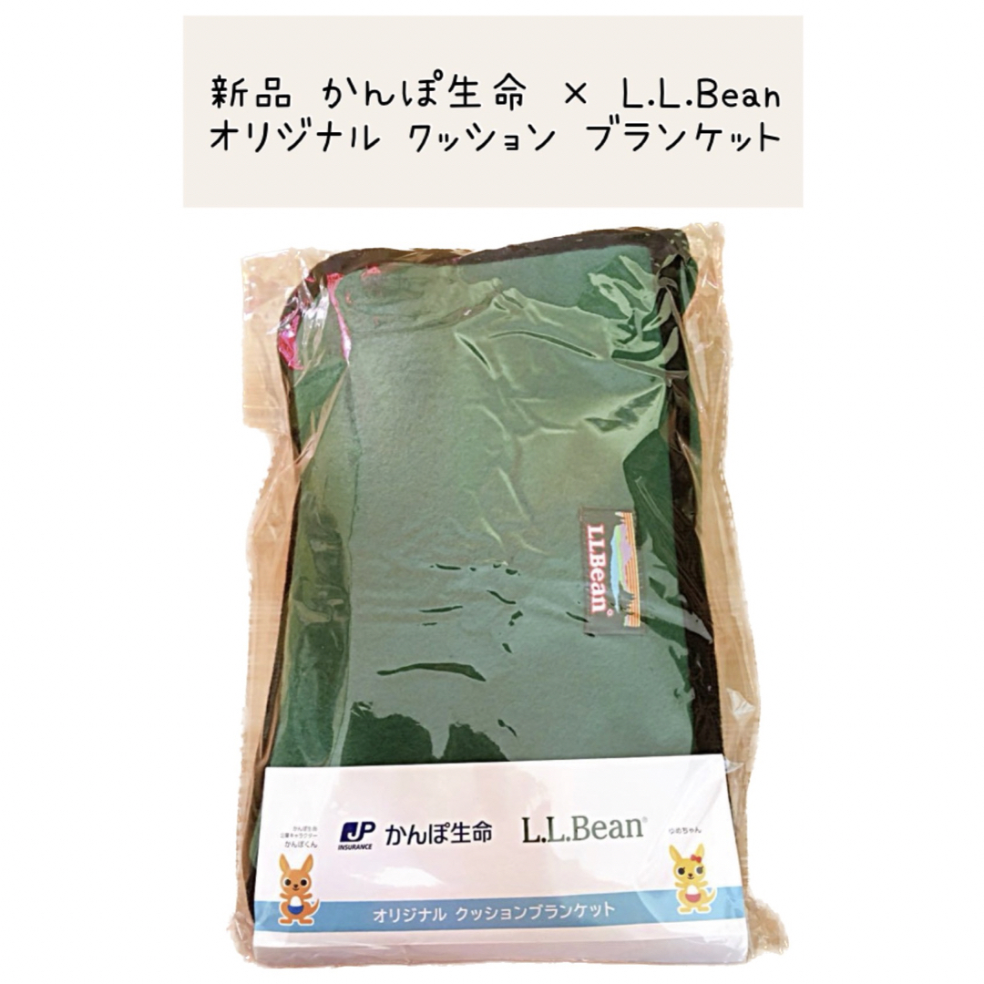 L.L.Bean(エルエルビーン)のかんぽ生命 L.L.Bean アウトドア オリジナル クッション ブランケット スポーツ/アウトドアのアウトドア(その他)の商品写真