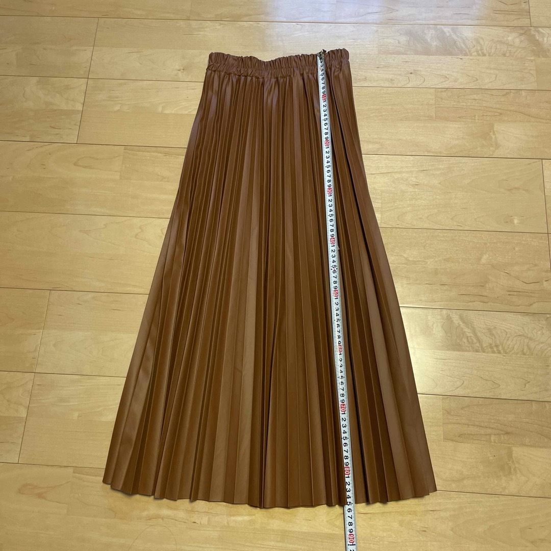 レザースカート ロング レディースのスカート(ロングスカート)の商品写真