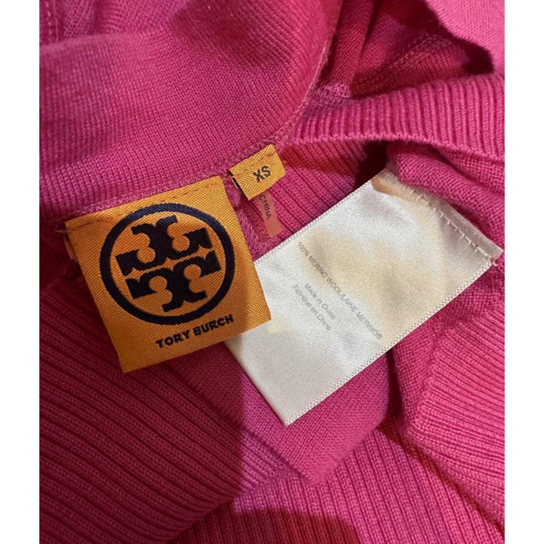 Tory Burch(トリーバーチ)のTORY BURCH　トリーバーチ　ウールカーディガン レディースのトップス(カーディガン)の商品写真