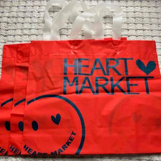 ハートマーケット(Heart Market)のハートマーケット　ショッパー　3枚(ショップ袋)