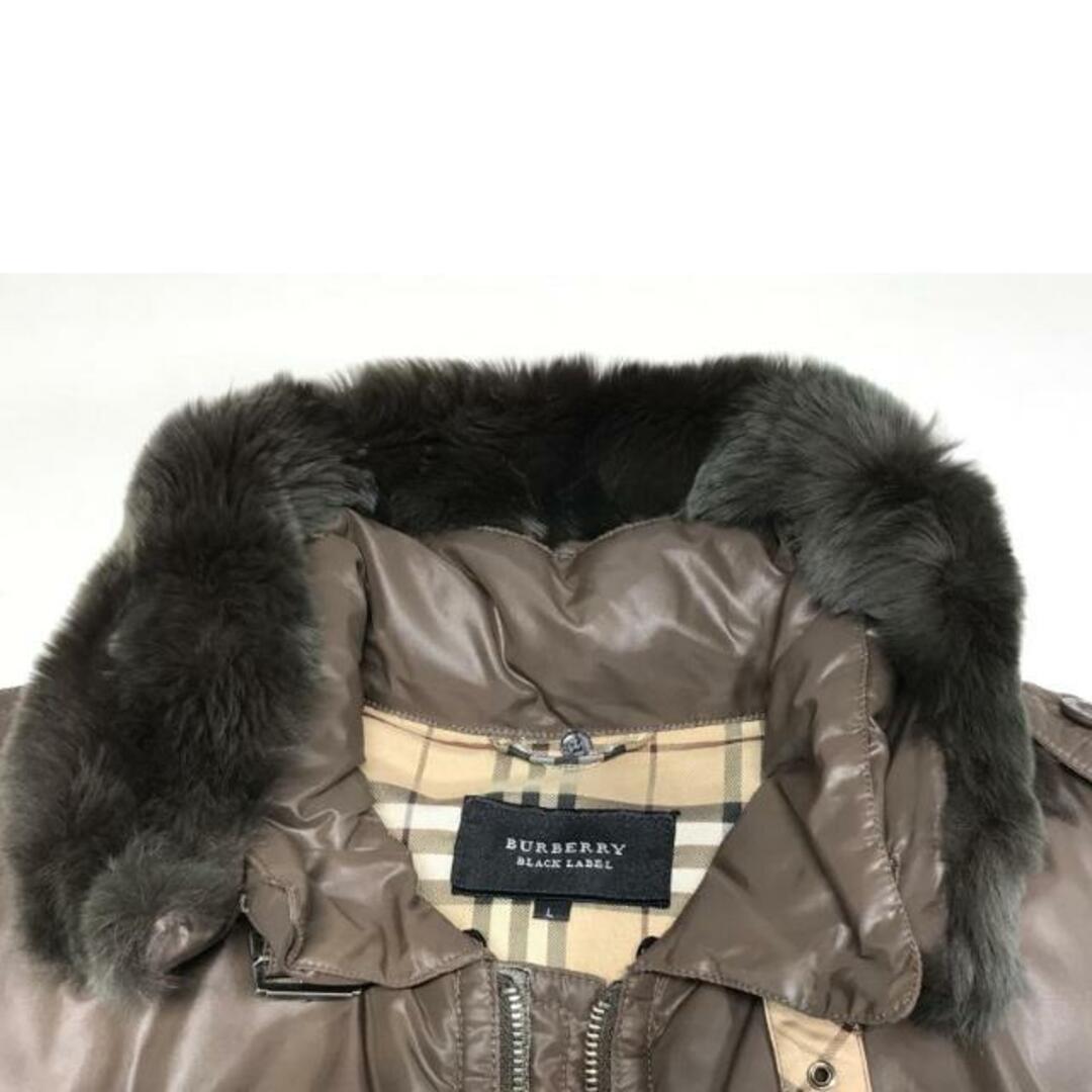 BURBERRY BLACK LABEL バーバリーブラックレーベル/ダウンジャケット/BMP68-531-58/L/メンズアウター/Bランク/51【中古】 メンズのジャケット/アウター(ダッフルコート)の商品写真