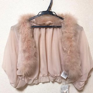 LAISSE PASSE - ♡新品♡レッセパッセ  ファーボレロ　オーストリッチフェザーボレロ