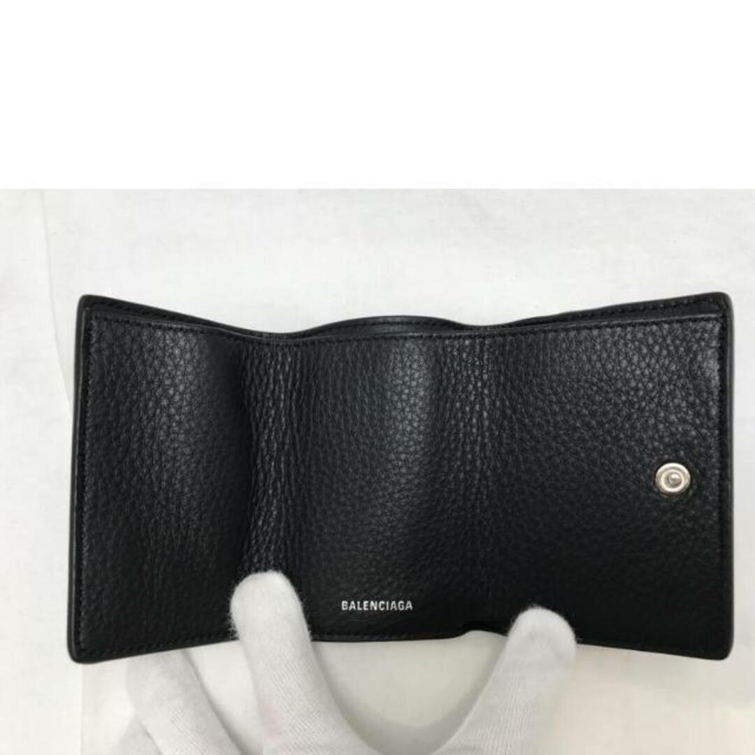 BALENCIAGA バレンシアガ/ペーパーミニウォレット ブラック BALENCIAGA バレンシアガ/ペーパーミニウォレット ブラック