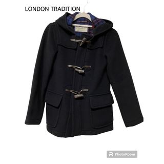 ロンドントラディション(LONDON TRADITION)のLONDON TRADITION  ダッフルコート チェック レディース 36(ダッフルコート)